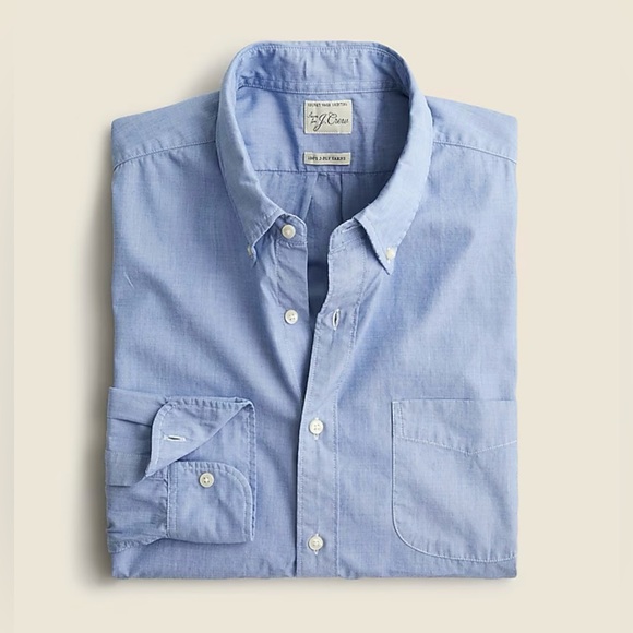 J. Crew Other - J.Crew NWOT Slim Untucked Secret Wash cotton poplin shirt